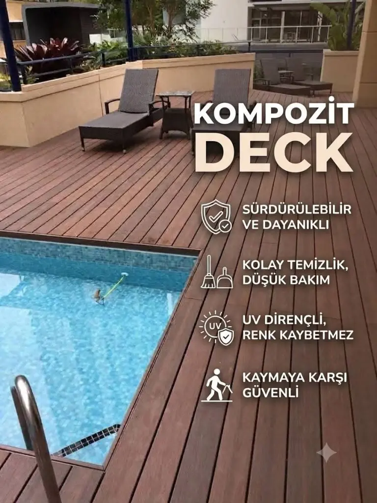Kompozit deck çit panel